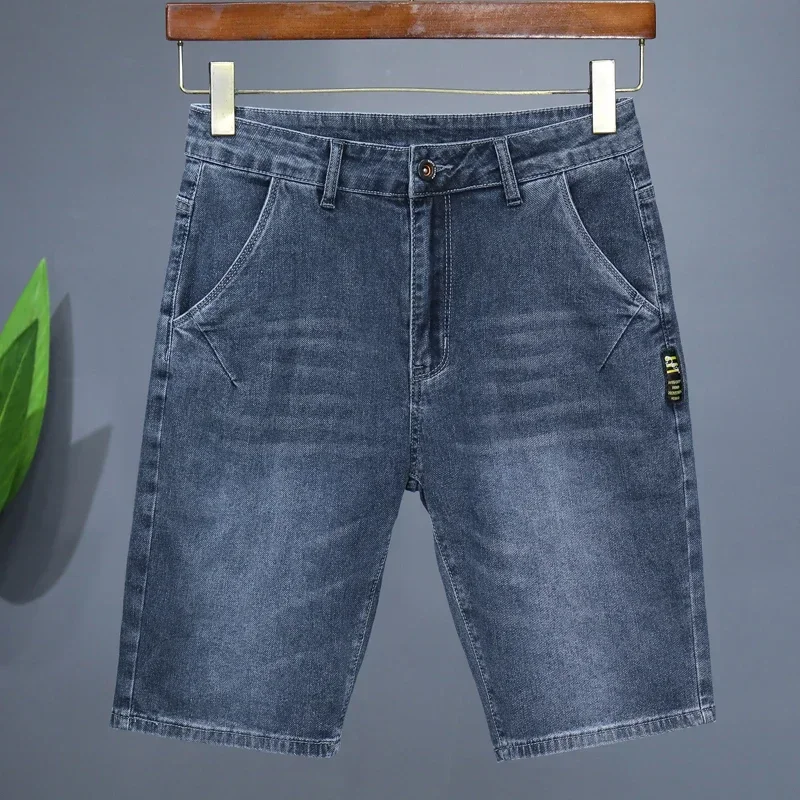 Summer Men's Slim Denim Shorts Washed Vintage Straight Elasticity Jeans Casual Breathable Bermuda Men Short Pants
Summer Men's Slim Denim Shorts Washed Vintage Straight Elasticity Jeans Casual Breathable Bermuda Men Short Pants