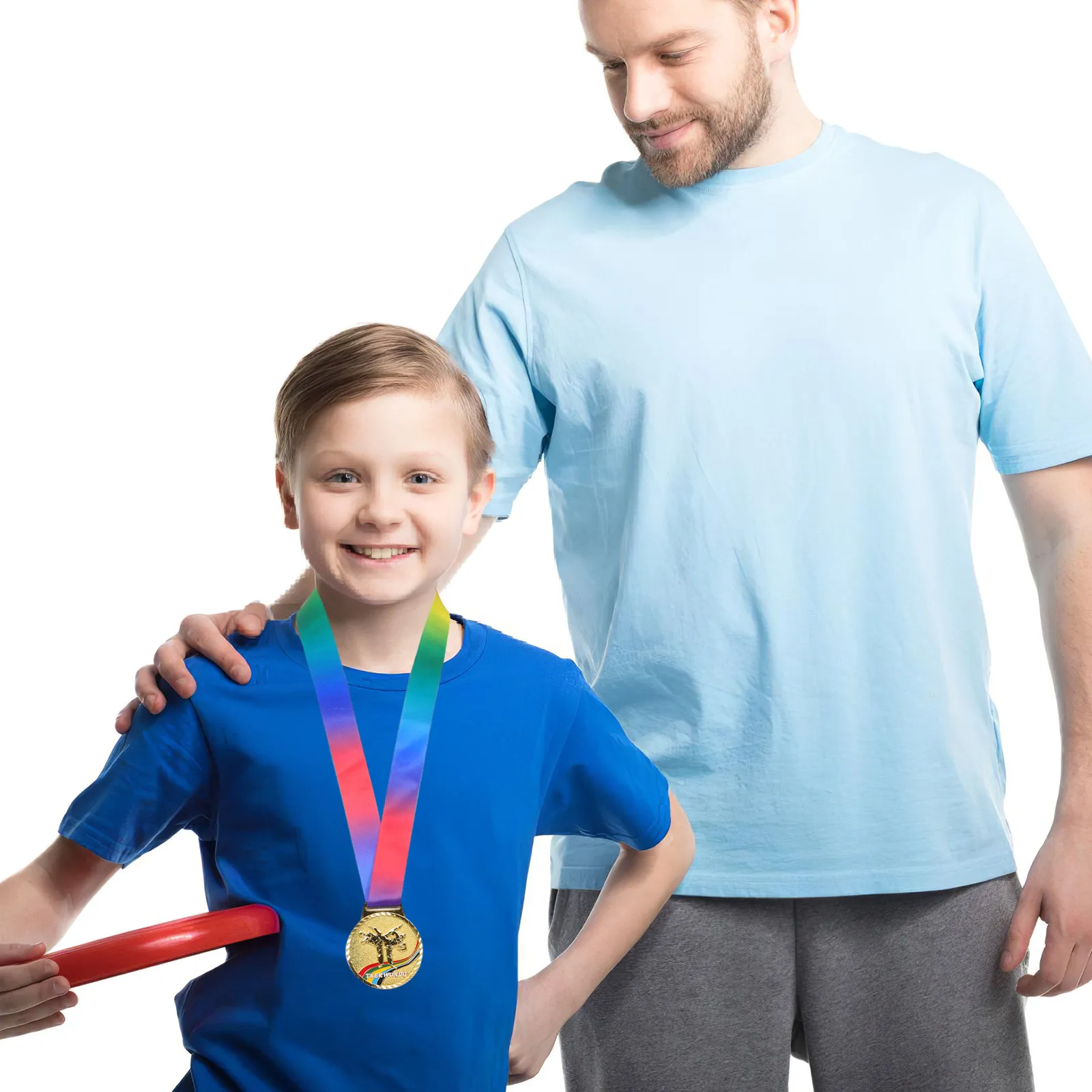 Спортивная наградная медаль с лентой на шею, позолоченная, из цинкового сплава, для чемпионов по тхэквондо, приз за первое место на спортивных мероприятиях
Спортивная наградная медаль с лентой на шею, позолоченная, из цинкового сплава, для чемпионов по тхэквондо, приз за первое место на спортивных мероприятиях