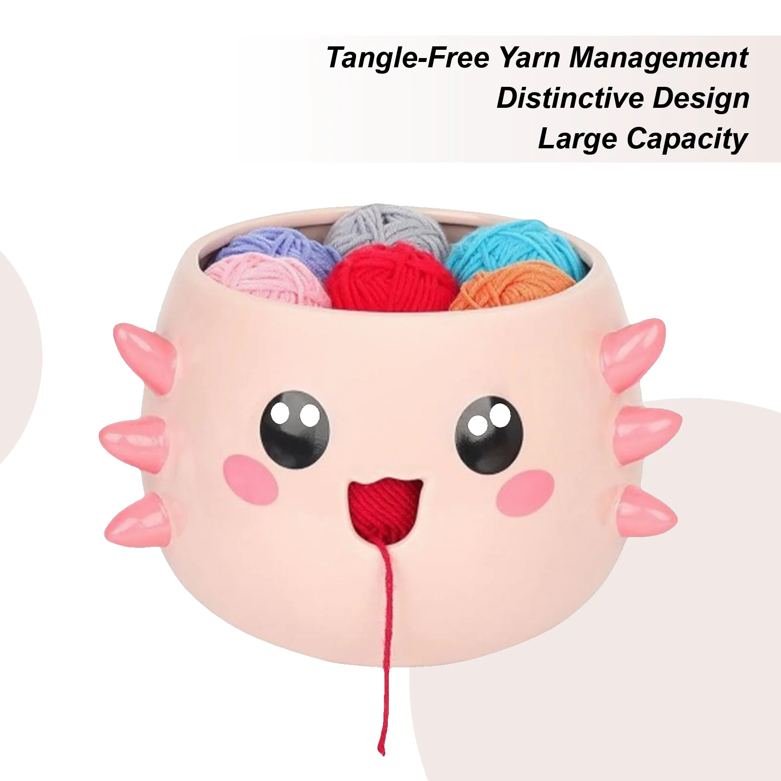 Вязаная чаша для хранения аксессуаров с милым мультяшным дизайном, большая, для женщин, взрослых, начинающих вязальщиц и рукодельниц
Вязаная чаша для хранения аксессуаров с милым мультяшным дизайном, большая, для женщин, взрослых, начинающих вязальщиц и рукодельниц