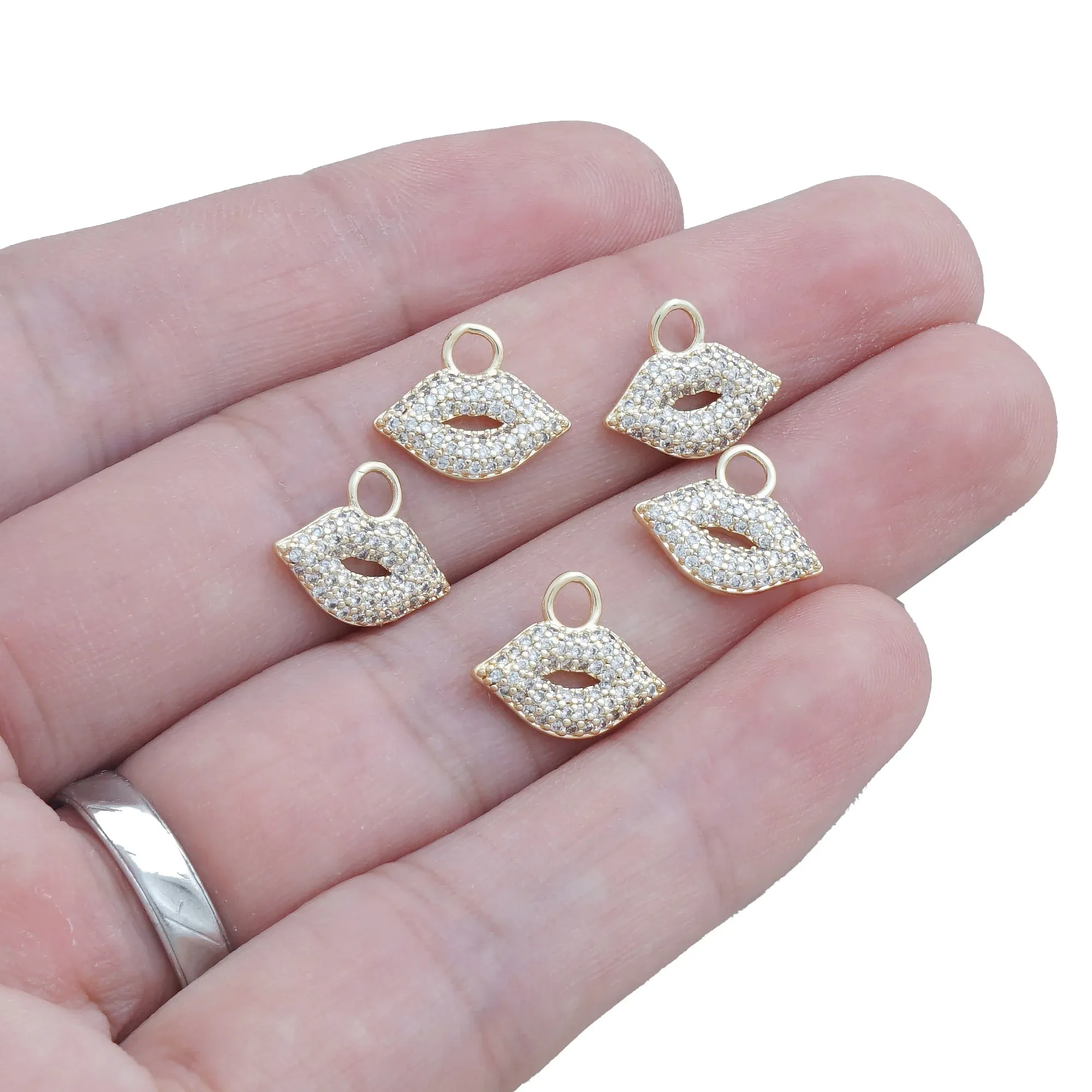 14k Gold Filled Lips Pendant Charm,Crystal Lip Charm,Pave Clear CZ for Bracelet/Necklace Lover Gift Jewelry Making 10423059
14k Gold Filled Lips Pendant Charm,Crystal Lip Charm,Pave Clear CZ for Bracelet/Necklace Lover Gift Jewelry Making 10423059