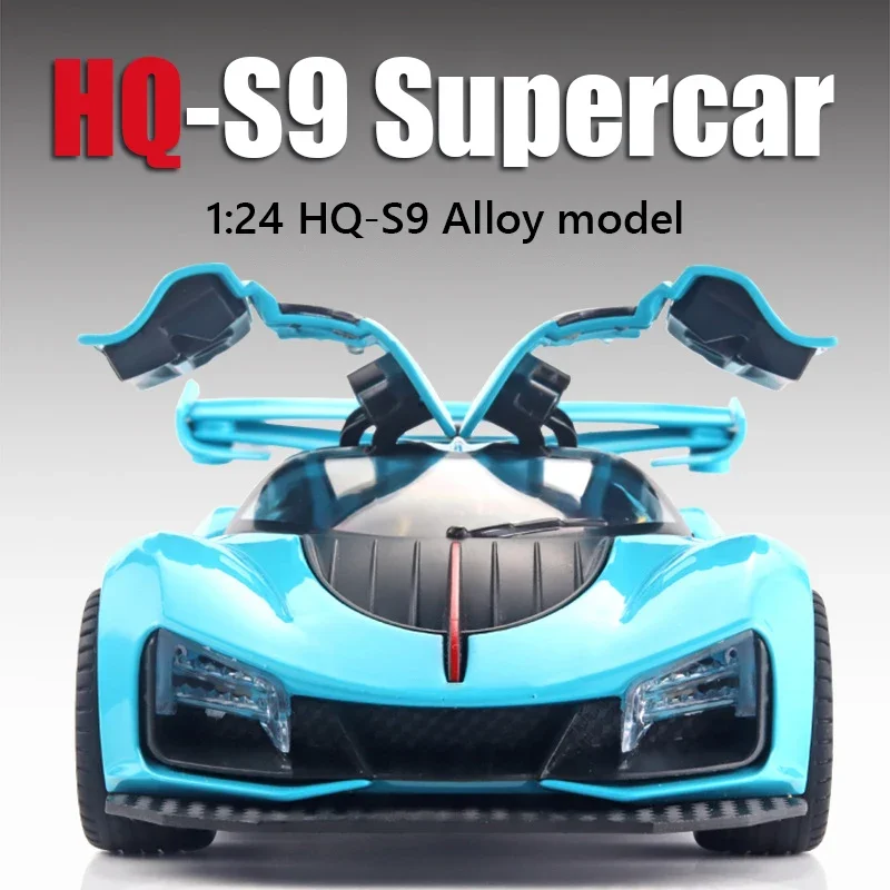 Модель автомобиля 1/24 HQ-S9 Super Sports Spray, со световыми эффектами, из сплава, с автоматическим открыванием дверей, для мальчиков, коллекционная, подарочная
Модель автомобиля 1/24 HQ-S9 Super Sports Spray, со световыми эффектами, из сплава, с автоматическим открыванием дверей, для мальчиков, коллекционная, подарочная