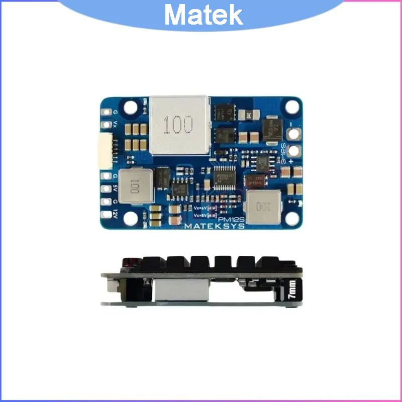 Matek F405-HDTE F4 Flight Controller, STM32F405 Dual BEC OSD Blackbox 3-12S 30x30mm, F722-HD Alternative for FPV Drone
Matek F405-HDTE F4 Flight Controller, STM32F405 Dual BEC OSD Blackbox 3-12S 30x30mm, F722-HD Alternative for FPV Drone
