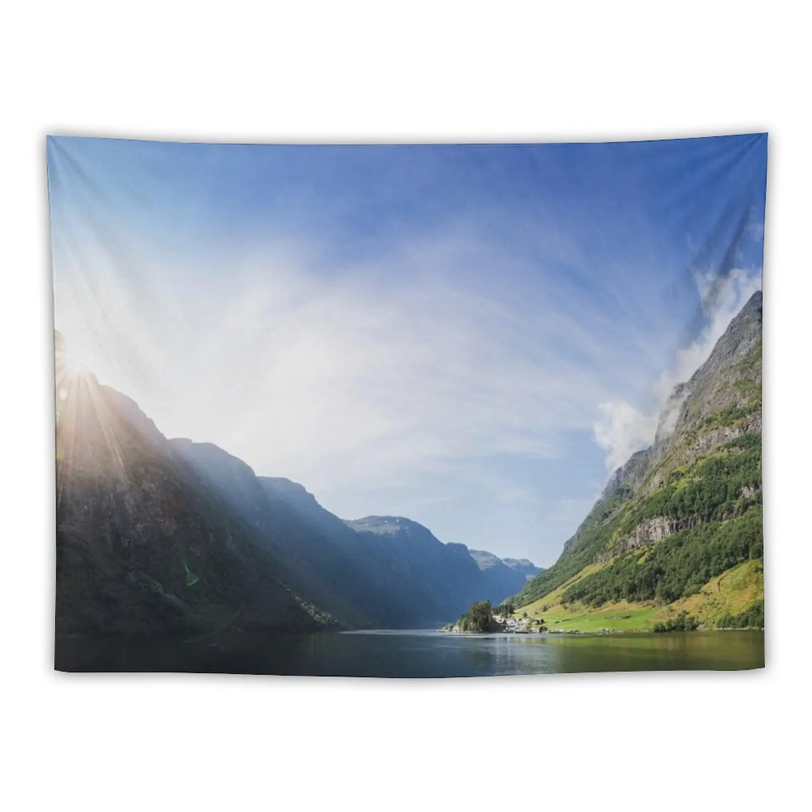 New Sunrise over Fjord Village - Wide Panorama Tapestry Home Decorations Bedrooms Decor Home Decoration Wall Decoration
New Sunrise over Fjord Village - Wide Panorama Tapestry Home Decorations Bedrooms Decor Home Decoration Wall Decoration