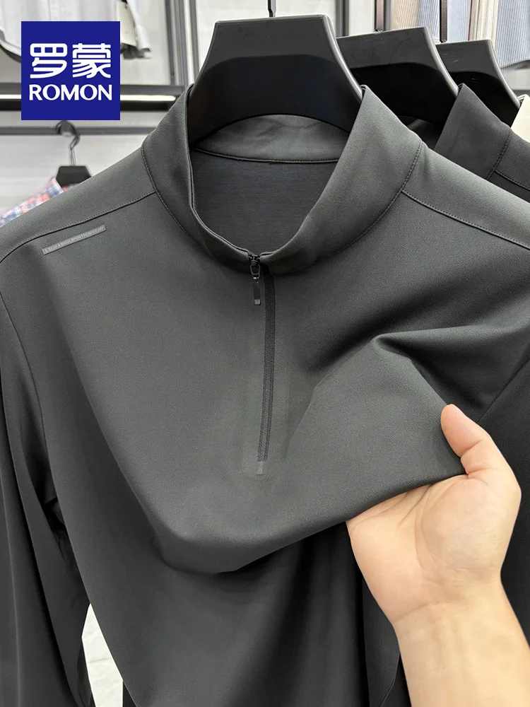 Rn Men's Simple f Zip Long Sve T-irt Elastic Sport Base irt Thin Hoodie Spring Autumn Stand Collar Breathable
Rn Men's Simple f Zip Long Sve T-irt Elastic Sport Base irt Thin Hoodie Spring Autumn Stand Collar Breathable