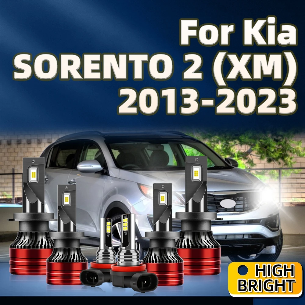 2/4/6PCs LED Headlight 180W H7 Bulbs H8 Fog Lamps For Kia SORENTO 2 (XM) 2013 2014 2015 2016 2017 2018 2019 2020 2021 2022 2023
2/4/6PCs LED Headlight 180W H7 Bulbs H8 Fog Lamps For Kia SORENTO 2 (XM) 2013 2014 2015 2016 2017 2018 2019 2020 2021 2022 2023