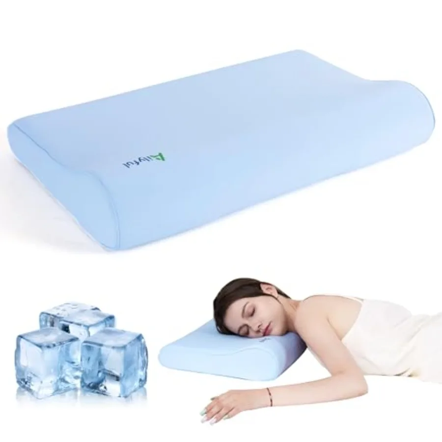 Memory Foam Pillows Patented Ergonomic Cervical Pillow for Neck Pain Relief Comfortable and Breathable Cooling Pillow Bed Pillo
Memory Foam Pillows Patented Ergonomic Cervical Pillow for Neck Pain Relief Comfortable and Breathable Cooling Pillow Bed Pillo