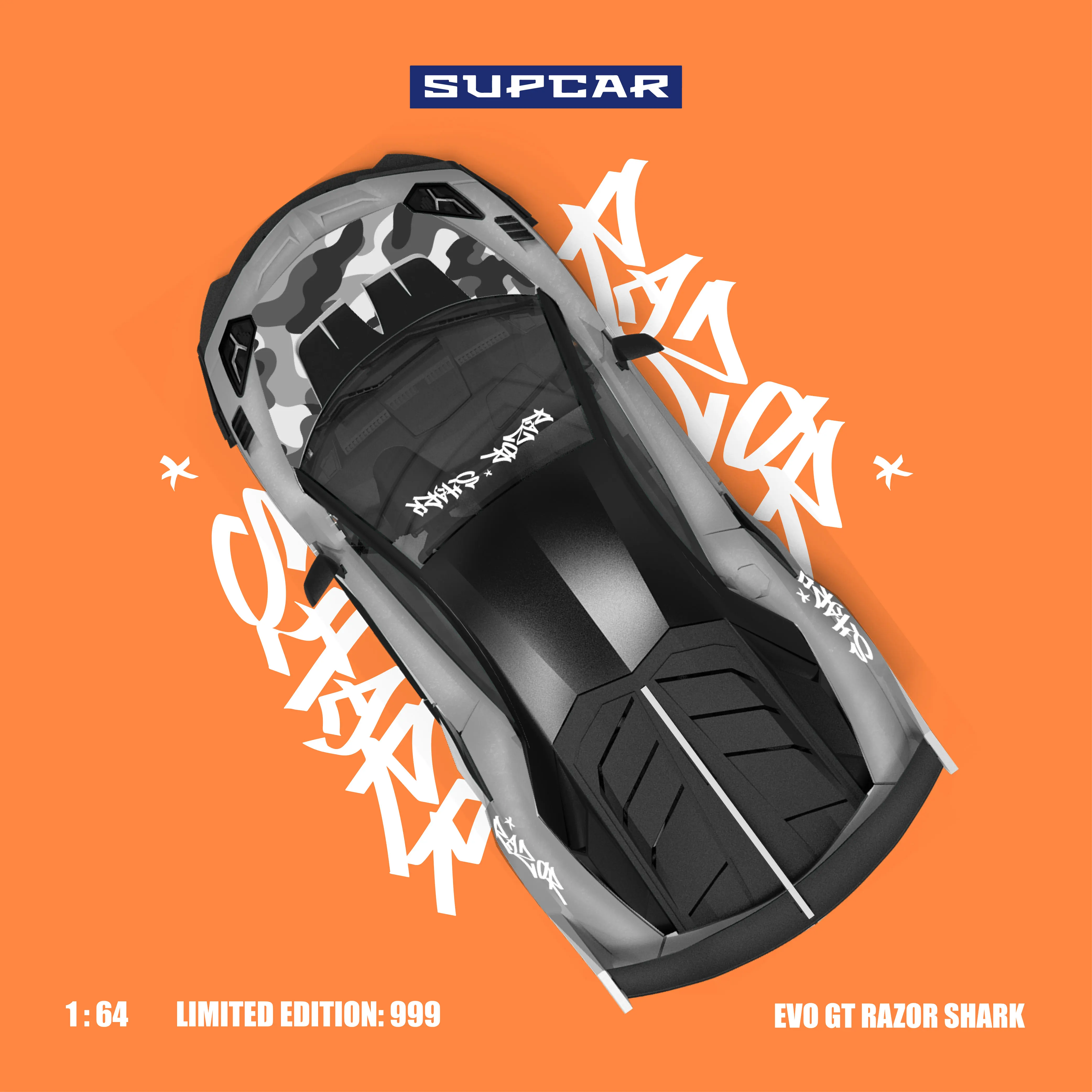 *Pre-order*SUPCAR 1/64 GTEVO Shark Mouth Diecast Alloy Car Model Realistic Simulation Racing Collectible Mini Toy Car
*Pre-order*SUPCAR 1/64 GTEVO Shark Mouth Diecast Alloy Car Model Realistic Simulation Racing Collectible Mini Toy Car