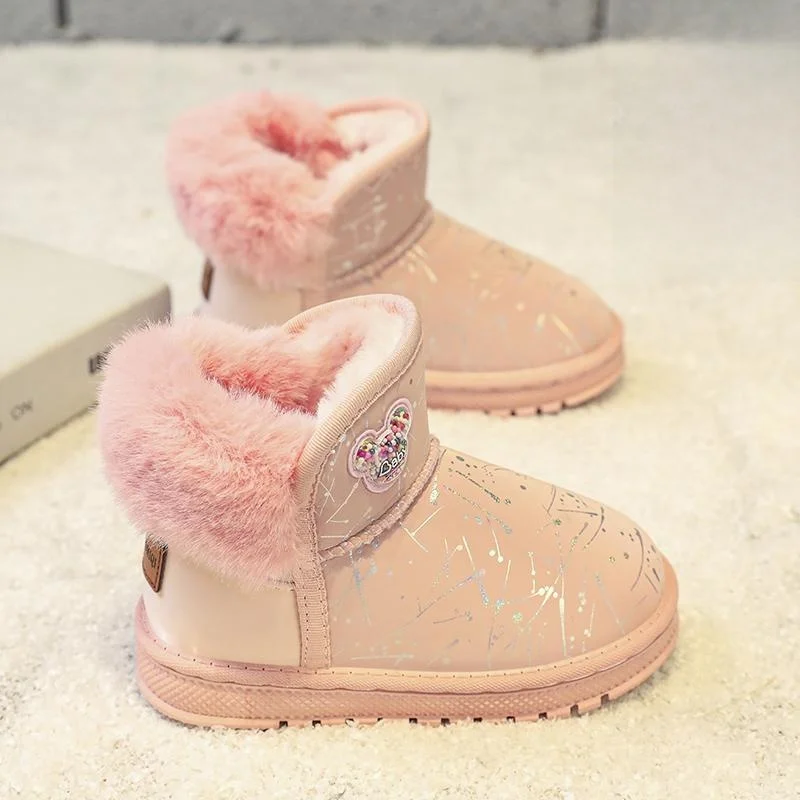 Детская повседневная обувь Снежные сапоги с принтом Зимние туфли на плоской подошве для девочек, теплые нескользящие противоскользящие черные, белые, размер 26–37
Детская повседневная обувь Снежные сапоги с принтом Зимние туфли на плоской подошве для девочек, теплые нескользящие противоскользящие черные, белые, размер 26–37