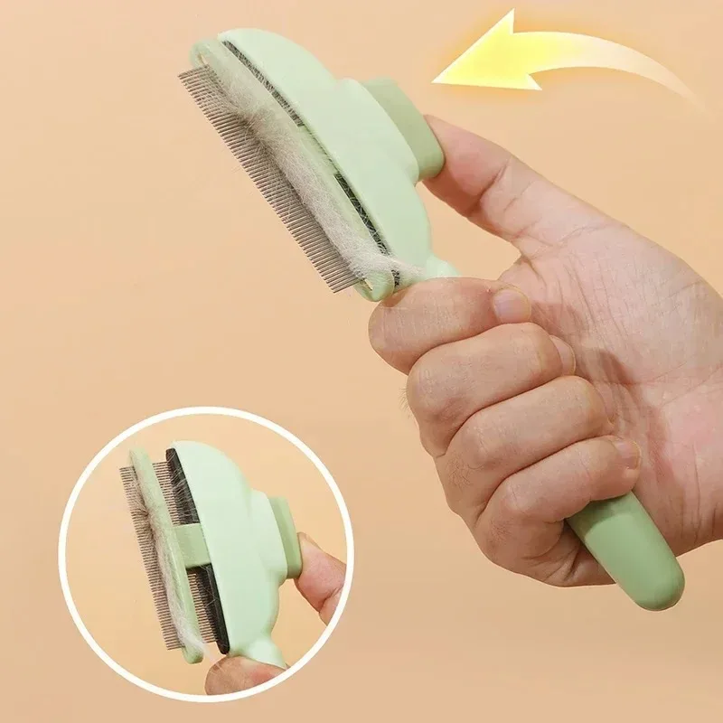 Dog Comb Massage Dog Brush Automatic Pet Hair Remover Self Cleaning Cat Brush Dogs Grooming One Button Hair Comb Pet Products
Dog Comb Massage Dog Brush Automatic Pet Hair Remover Self Cleaning Cat Brush Dogs Grooming One Button Hair Comb Pet Products