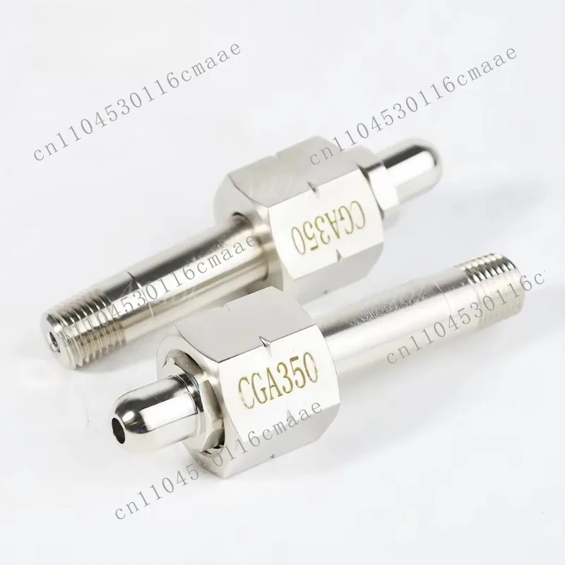 Applicable to CGA350 Fittings Stainless Steel 316L Cylinder Connector
Applicable to CGA350 Fittings Stainless Steel 316L Cylinder Connector