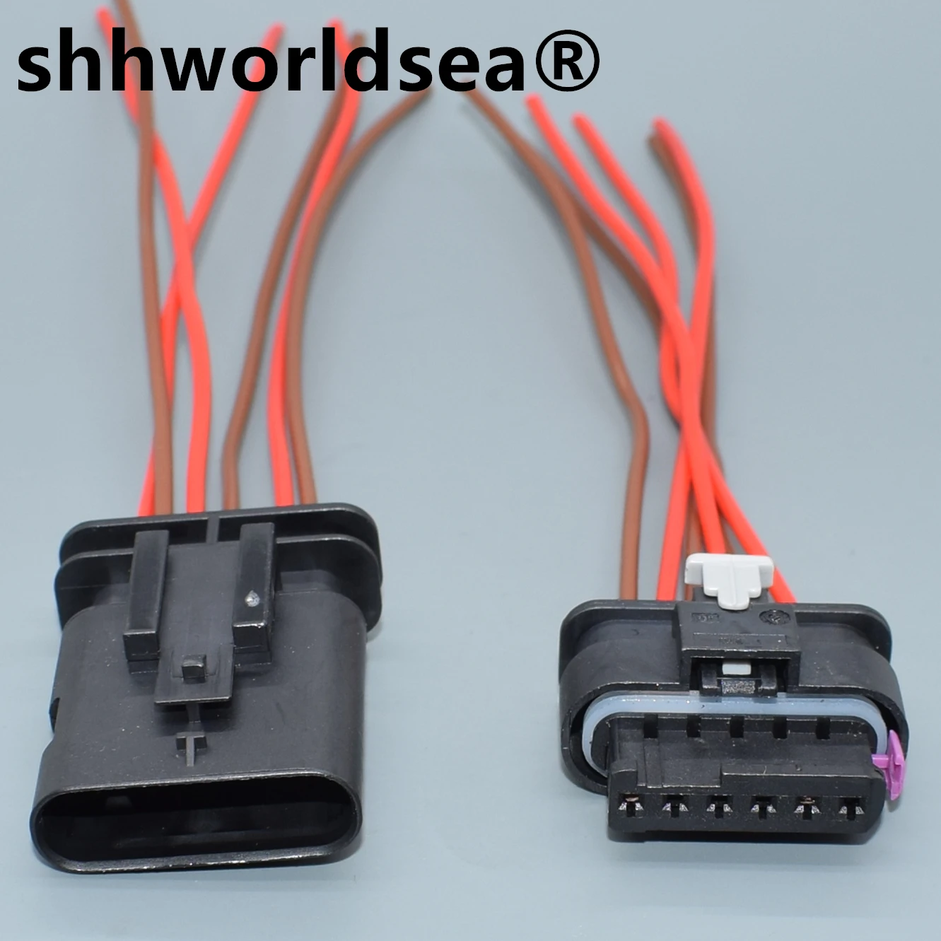 worldgolden 6 Pin Accelerator Throttle sensor connector Car Rear Tail Brake Lamp Waterproof harness plug 4F0 973 706 1-1718646-1
worldgolden 6 Pin Accelerator Throttle sensor connector Car Rear Tail Brake Lamp Waterproof harness plug 4F0 973 706 1-1718646-1
