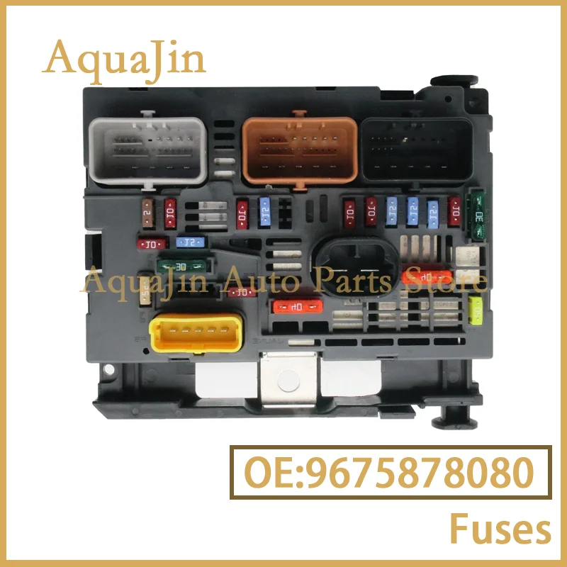 9675878080 Engine Fuse Box BSM-R03-00 For Citroen Berlingo Jumpy Peugeot Partner Expert 807 Fiat Scudo JUMPY 2.0L OEM 9807028680
9675878080 Engine Fuse Box BSM-R03-00 For Citroen Berlingo Jumpy Peugeot Partner Expert 807 Fiat Scudo JUMPY 2.0L OEM 9807028680