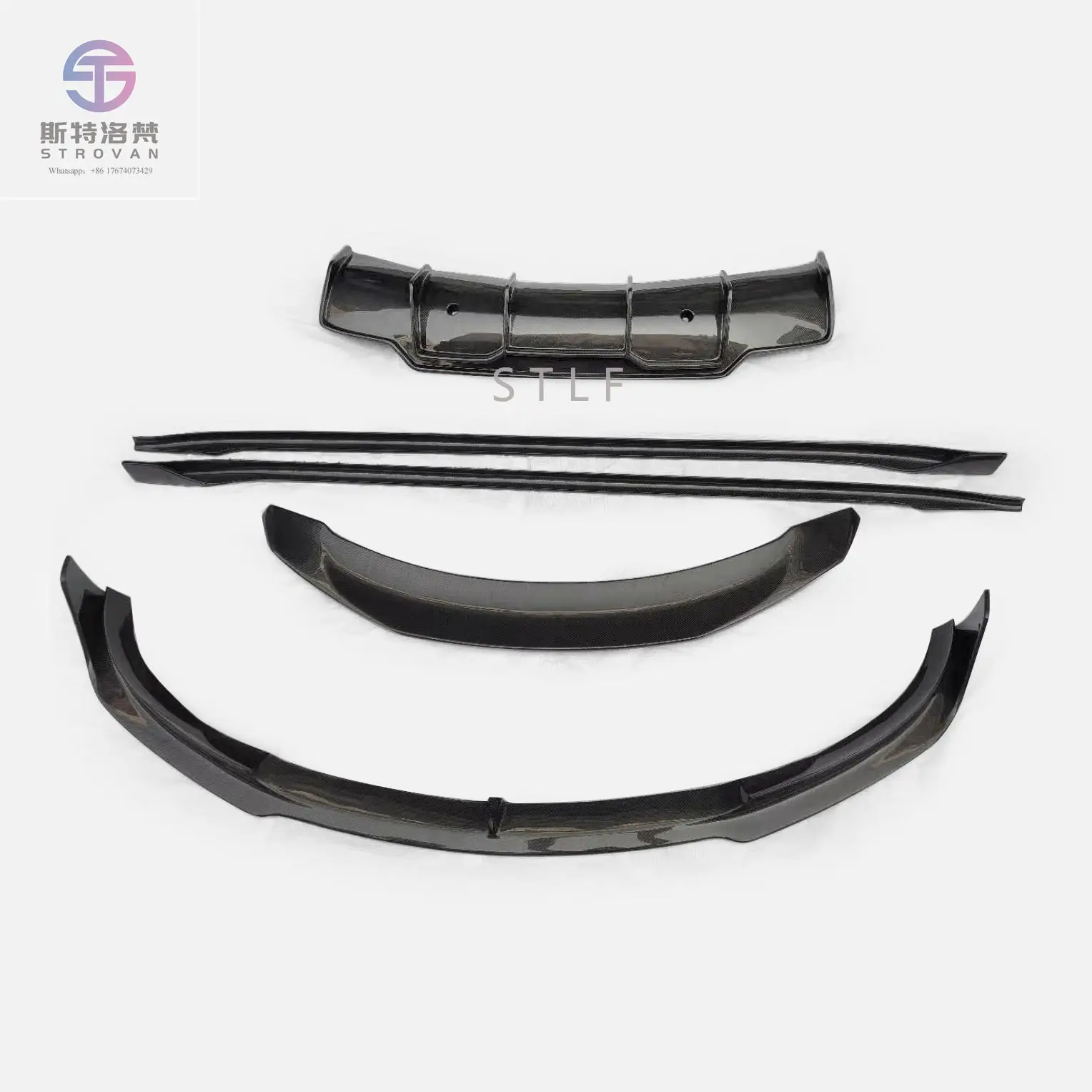 For Model 3 VR Style Carbon Fiber Front Lip Side Skirt Rear Spoiler Rear Diffuser
For Model 3 VR Style Carbon Fiber Front Lip Side Skirt Rear Spoiler Rear Diffuser