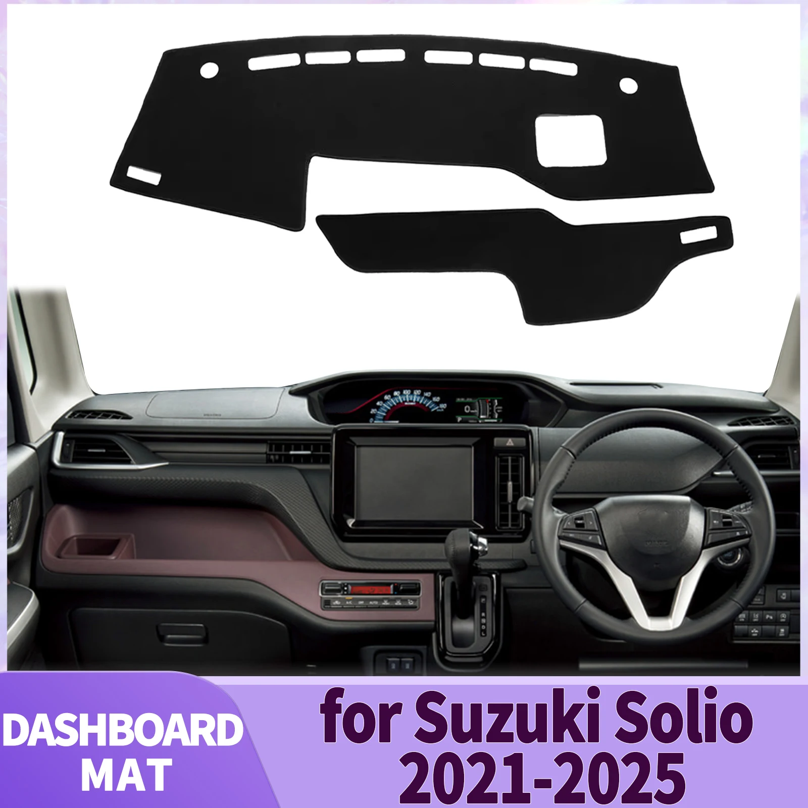 fit for Suzuki Solio 2021 2022 2023 2024 2025 RHD Car Accessories Dashmat Dashboard Cover Pad DashMat Sunshade Protective Carpet
fit for Suzuki Solio 2021 2022 2023 2024 2025 RHD Car Accessories Dashmat Dashboard Cover Pad DashMat Sunshade Protective Carpet