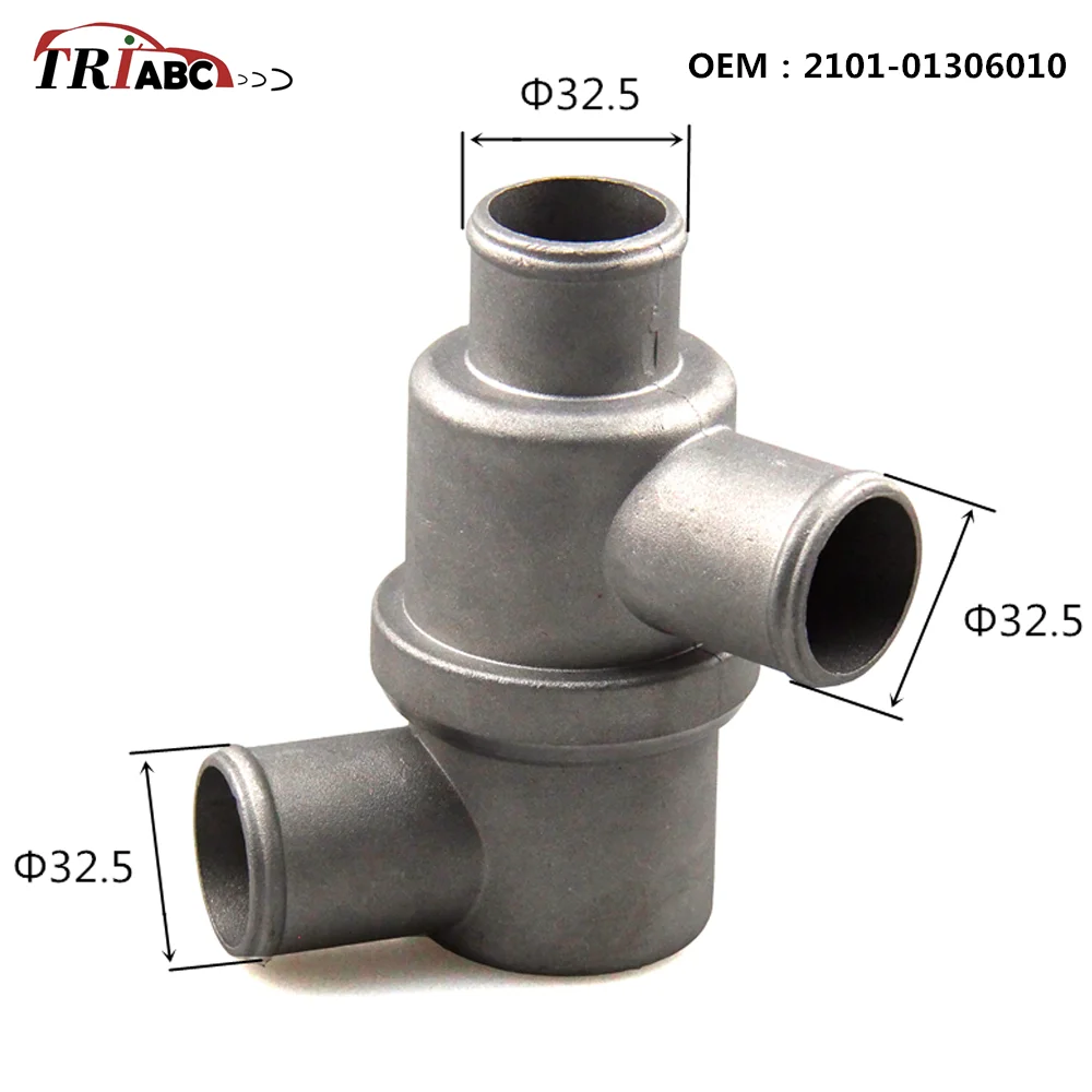 Алюминиевый корпус термостата охлаждающей жидкости 2101-1306010 для Lada 110 111 112 Niva 1600 1700 4x4 Nova Kombi 2104 2105 2107
Алюминиевый корпус термостата охлаждающей жидкости 2101-1306010 для Lada 110 111 112 Niva 1600 1700 4x4 Nova Kombi 2104 2105 2107