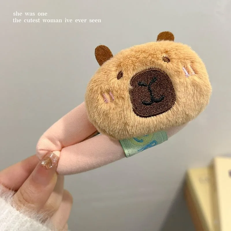 New Plush Capibara Bb Clip Cute Cartoon Girl Heart Sweet Hair Clip Sponge Capybara Hair Clip
New Plush Capibara Bb Clip Cute Cartoon Girl Heart Sweet Hair Clip Sponge Capybara Hair Clip