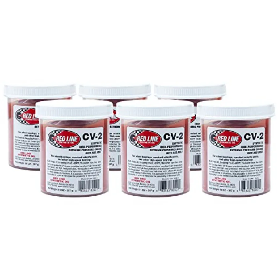 80401 High Performance CV-2 Synthetic Grease Cartridge with Red Moly - Jar 6 Pack
80401 High Performance CV-2 Synthetic Grease Cartridge with Red Moly - Jar 6 Pack