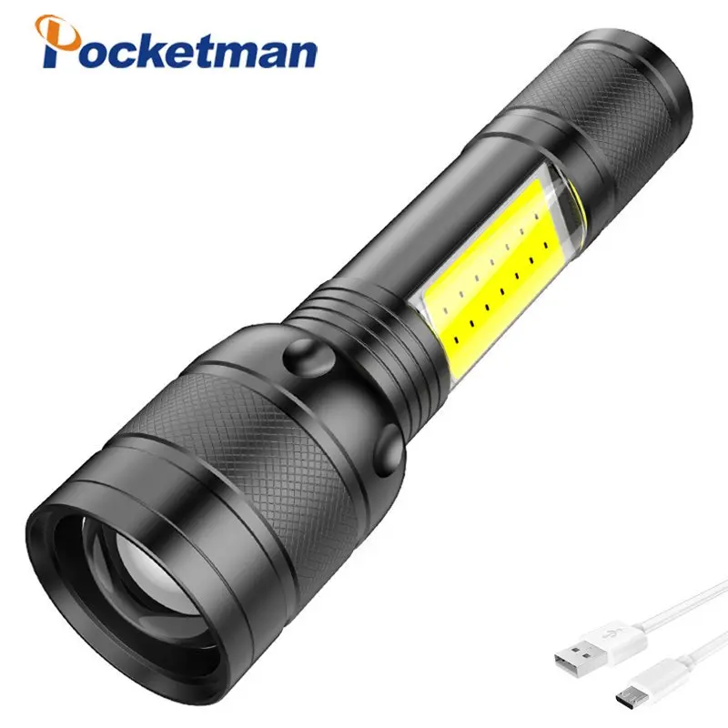 High Lumen P50 LED Flashlight USB Rechargeable Super Bright Flashlights Outdoor Emergency Torch for Camping Hiking Patrol
High Lumen P50 LED Flashlight USB Rechargeable Super Bright Flashlights Outdoor Emergency Torch for Camping Hiking Patrol