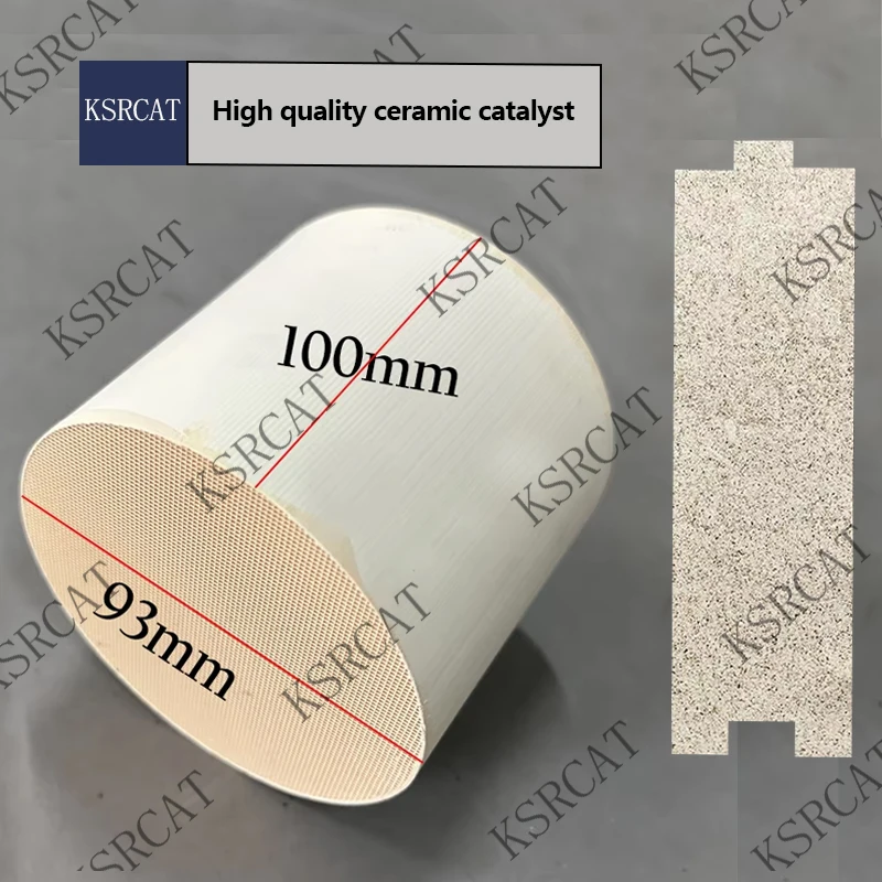 93x100mm Ceramic Catalytic Converters 400cpsi/cell for Euro3 4 5 6 Fuel Vehicle Exhaust Gas Treatment Accessory
93x100mm Ceramic Catalytic Converters 400cpsi/cell for Euro3 4 5 6 Fuel Vehicle Exhaust Gas Treatment Accessory