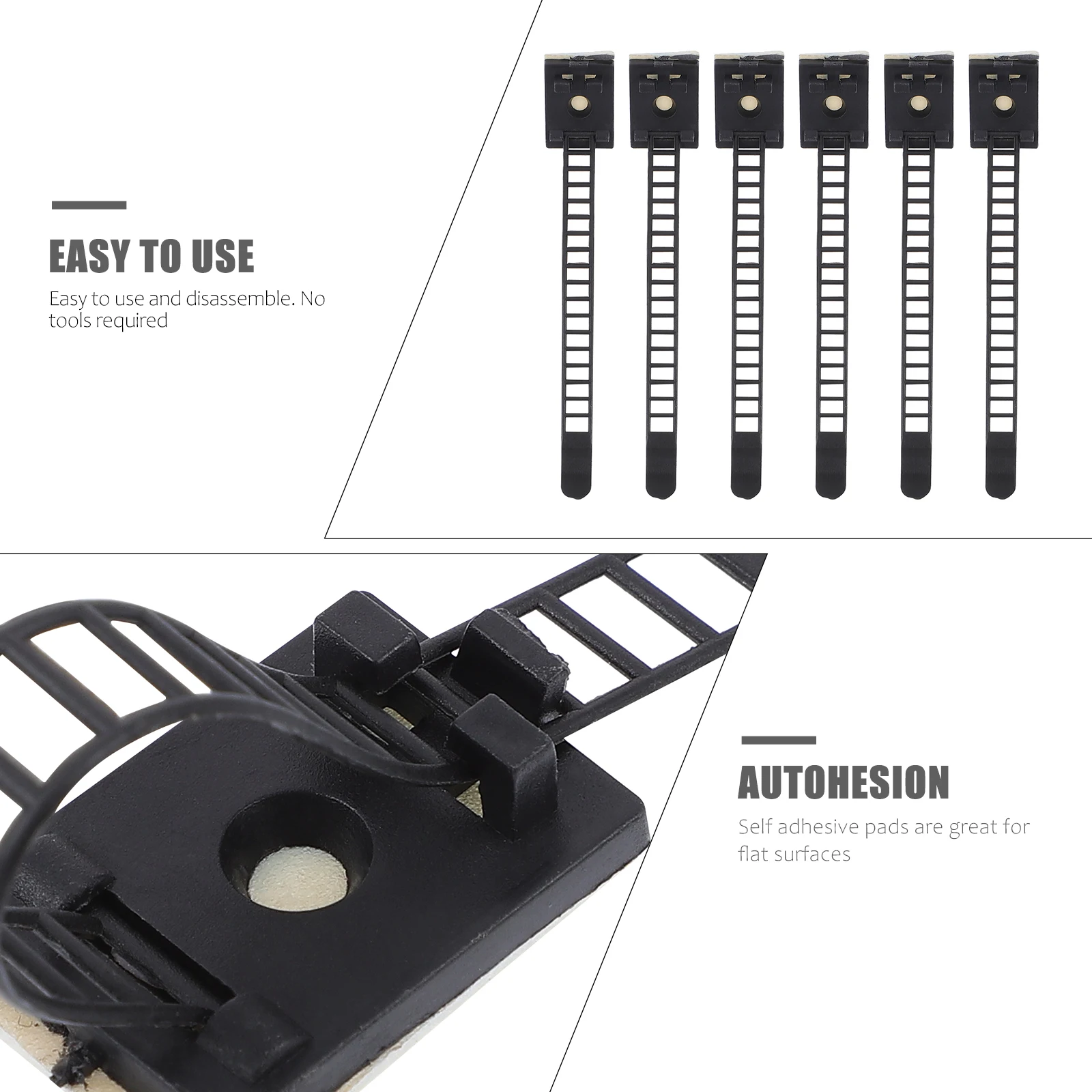 50 Pcs Cable Clips Wire ganizer Adjustable Reusable Plastic Fastening Wiring Fixing Seat Self Adhesive Cord Management for Home
50 Pcs Cable Clips Wire ganizer Adjustable Reusable Plastic Fastening Wiring Fixing Seat Self Adhesive Cord Management for Home