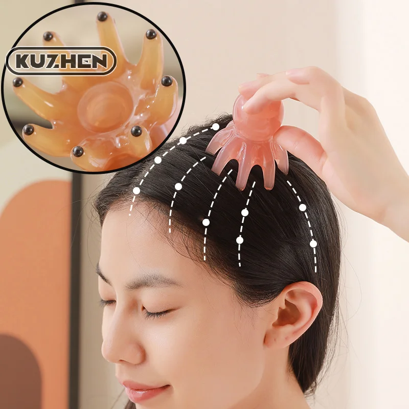Jade Octopus Comb Scalp Gua Sha Resin Device 8Claws Therapy Relaxation Tool Portable Hair Care BodyMassage
Jade Octopus Comb Scalp Gua Sha Resin Device 8Claws Therapy Relaxation Tool Portable Hair Care BodyMassage