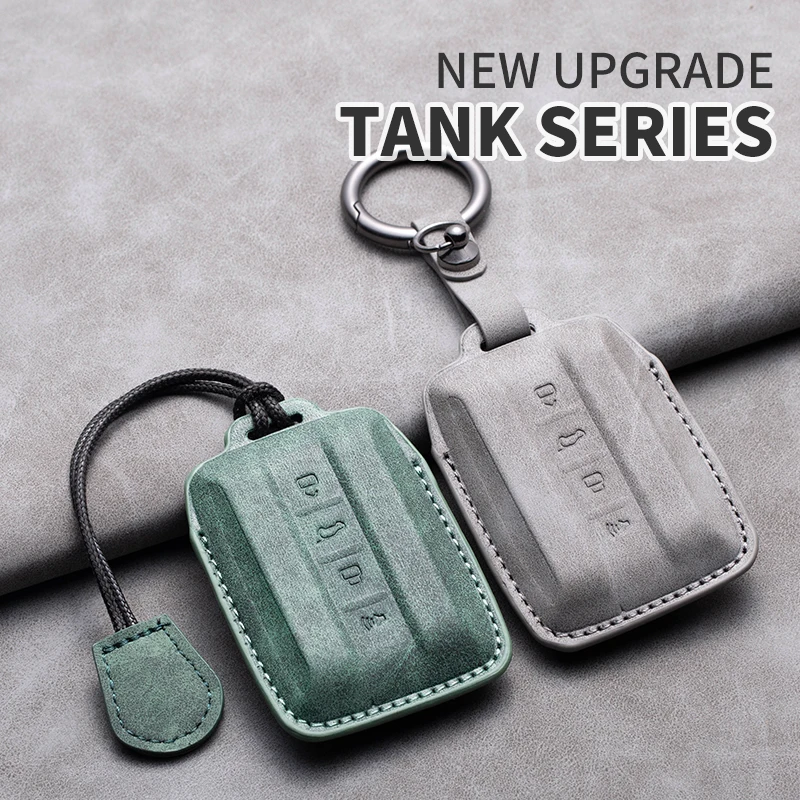 Leather Car Key Case Cover Shell Fob For Great Wall GWM WEY TANK 300 500 Tank300 Tank500 Key Bag Holder Protector Accessorie
Leather Car Key Case Cover Shell Fob For Great Wall GWM WEY TANK 300 500 Tank300 Tank500 Key Bag Holder Protector Accessorie