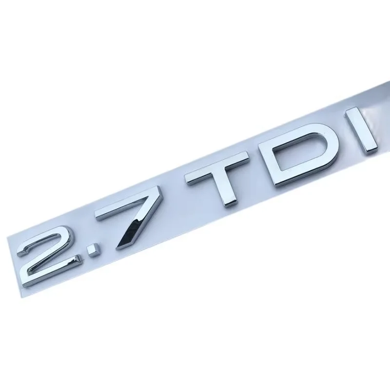 ABS Plastic Car Sticker Chrome 2.7TDI TDI Emblem Auto Rear Back Badge Logo
ABS Plastic Car Sticker Chrome 2.7TDI TDI Emblem Auto Rear Back Badge Logo
