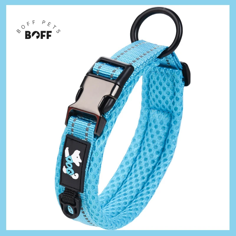 BOFFPETS Adjustable Reflective Breathable Neoprene Dog Collar for Small, Medium & Large Dogs - Corgi, Shiba Inu 
BOFFPETS Adjustable Reflective Breathable Neoprene Dog Collar for Small, Medium & Large Dogs - Corgi, Shiba Inu