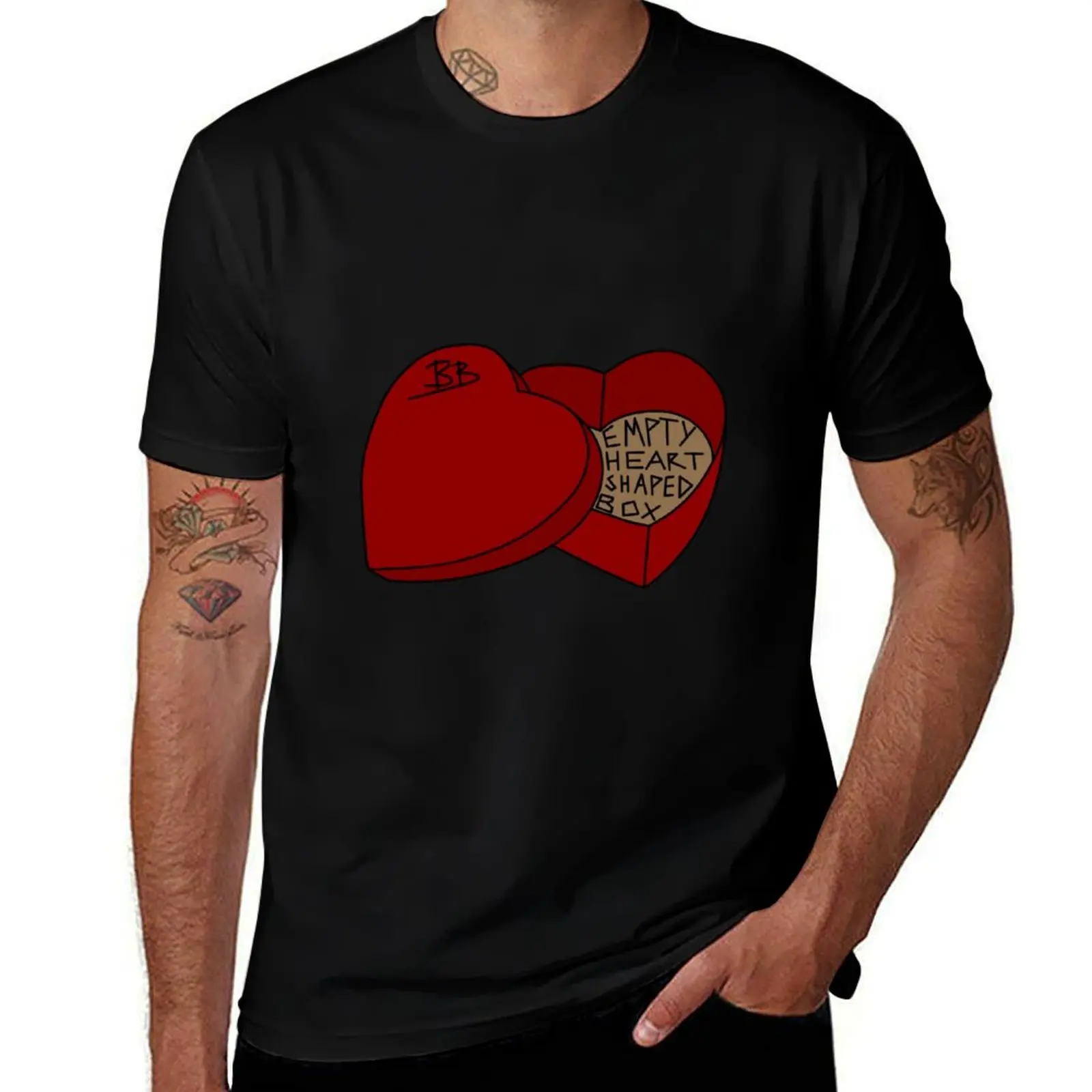 t shirts (red Heart shirts man Boone version) t mens Shaped -Benson graphic T-Shirt cotton Empty Box
t shirts (red Heart shirts man Boone version) t mens Shaped -Benson graphic T-Shirt cotton Empty Box