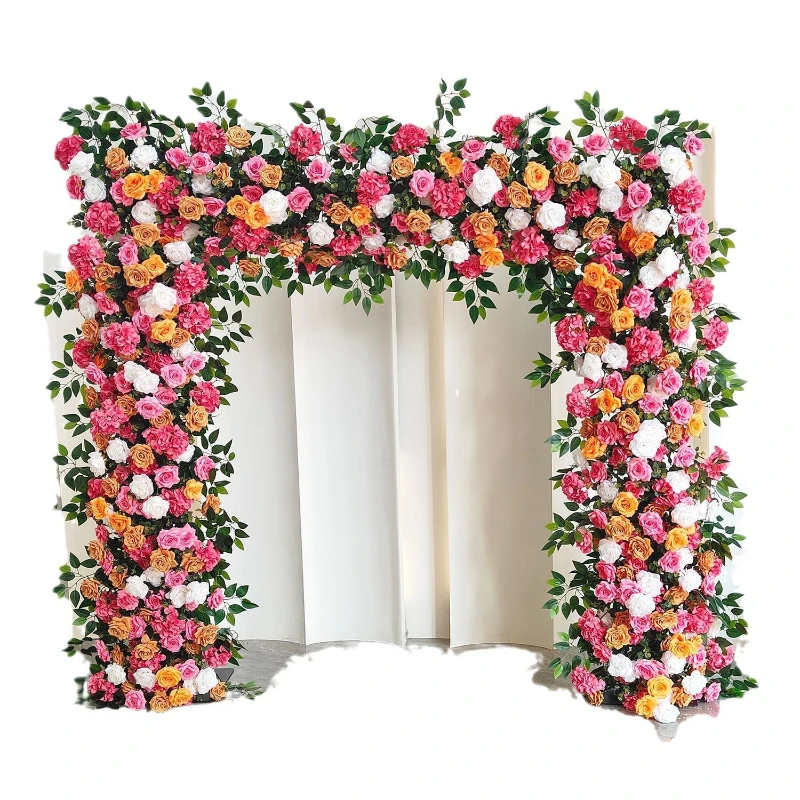 European autumn color square arch floral background arrangement wedding outdoor fake flower
European autumn color square arch floral background arrangement wedding outdoor fake flower