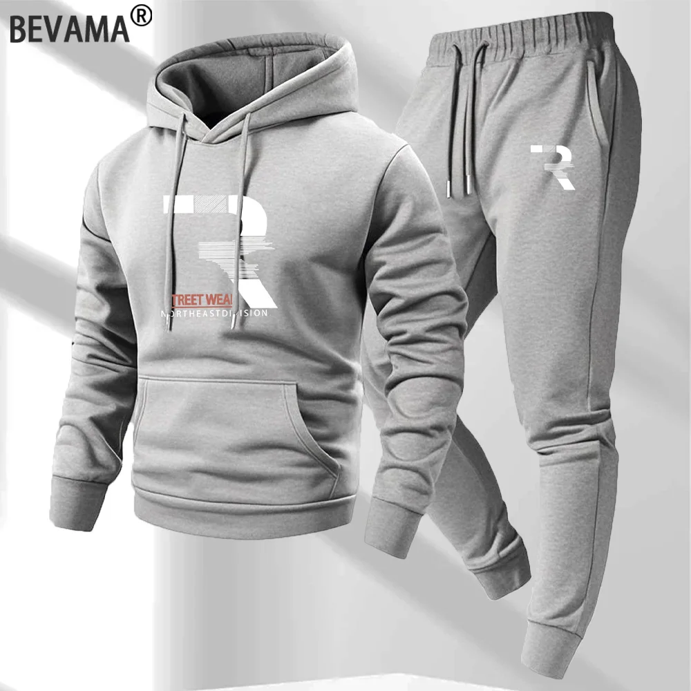 Мужской осенне-зимний повседневный комплект из двух предметов: худи и брюки с карманами, стандартный крой, для активного отдыха и спорта
Мужской осенне-зимний повседневный комплект из двух предметов: худи и брюки с карманами, стандартный крой, для активного отдыха и спорта