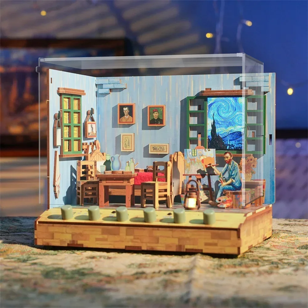 Tonecheer Vincent's Bedroom Wood Crafts Wholesale Sound Machine Puzzle Educational Wooden Toy Hobbies 3D Puzzle Toy
Tonecheer Vincent's Bedroom Wood Crafts Wholesale Sound Machine Puzzle Educational Wooden Toy Hobbies 3D Puzzle Toy