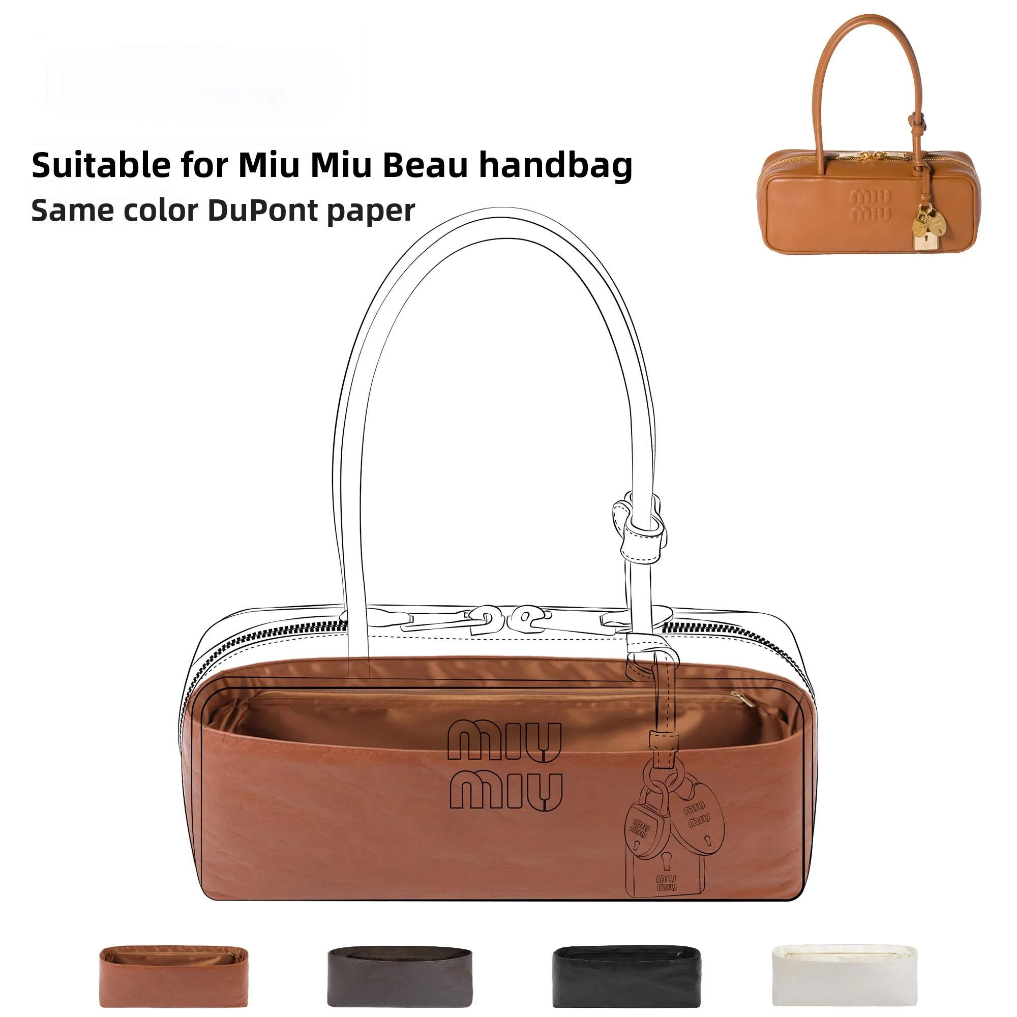 DGAZ Global Brand Long Handle Bowling Beau Leather Handbag with Same Color DuPont Paper Inner Pocket Storage Bag for Home
DGAZ Global Brand Long Handle Bowling Beau Leather Handbag with Same Color DuPont Paper Inner Pocket Storage Bag for Home