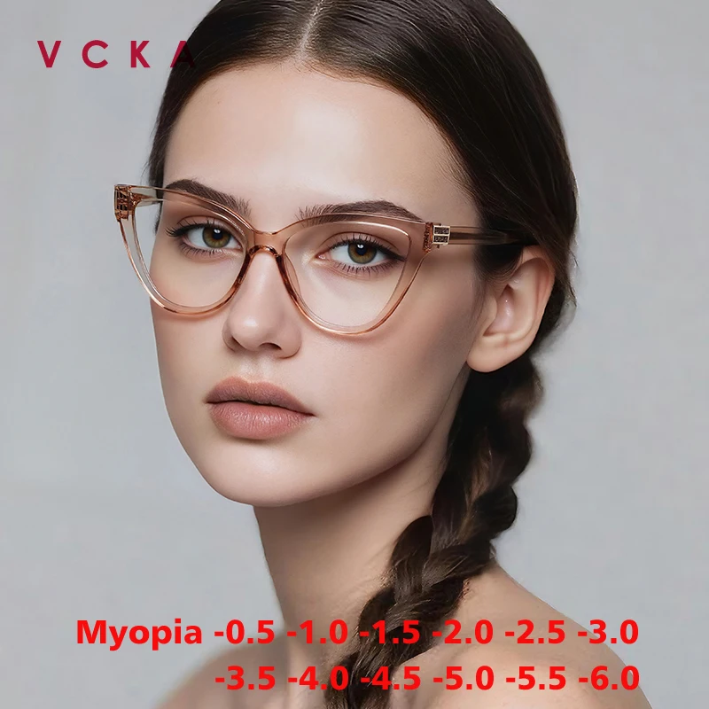 VCKA модные женские очки для близорукости в большой оправе тренд TR90 анти-синий свет роскошные очки «кошачий глаз» на заказ очки по рецепту от -0,50 до -6,0
VCKA модные женские очки для близорукости в большой оправе тренд TR90 анти-синий свет роскошные очки «кошачий глаз» на заказ очки по рецепту от -0,50 до -6,0