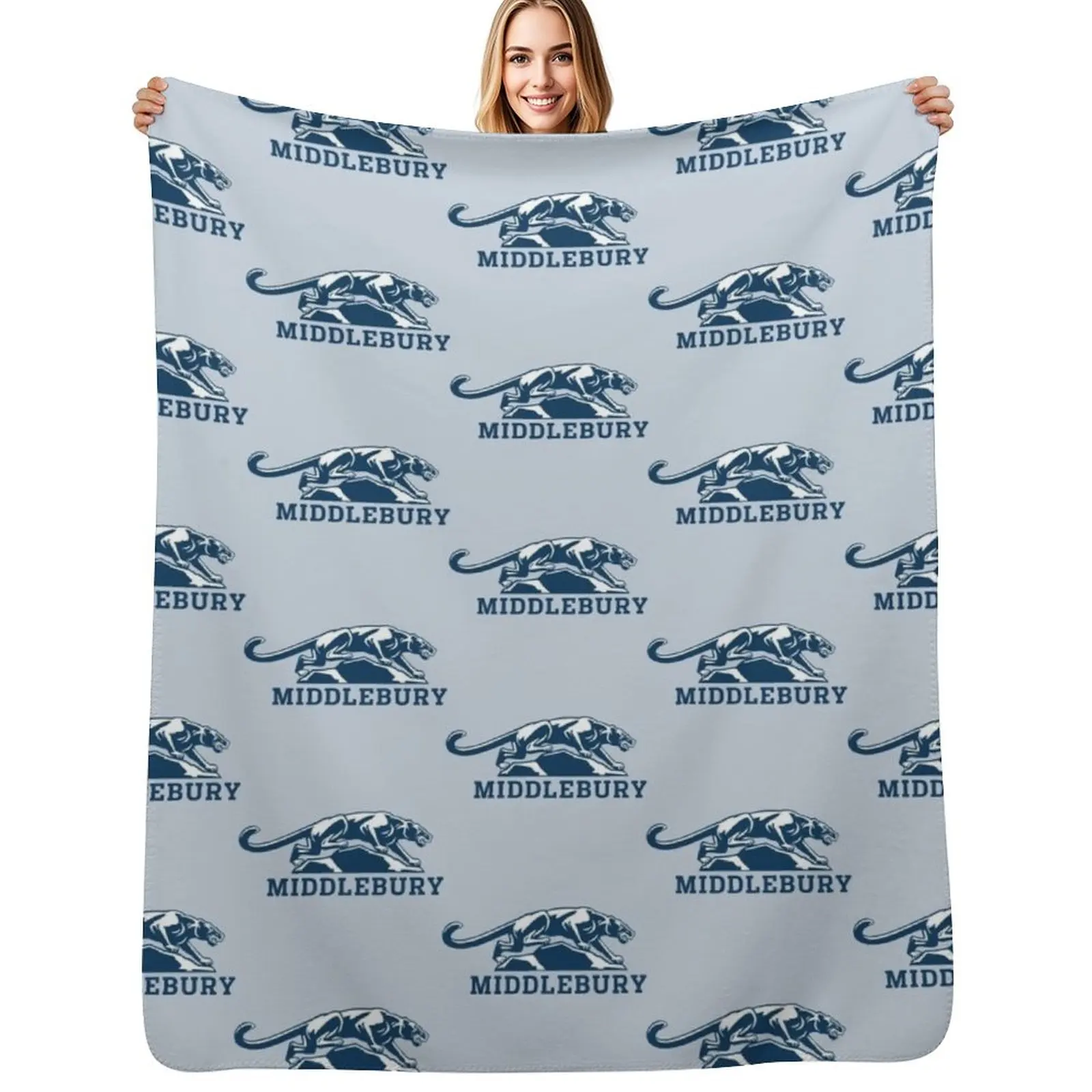 Middlebury Panther Throw Blanket Durable Warm Blanket for Daily Home Use
Middlebury Panther Throw Blanket Durable Warm Blanket for Daily Home Use