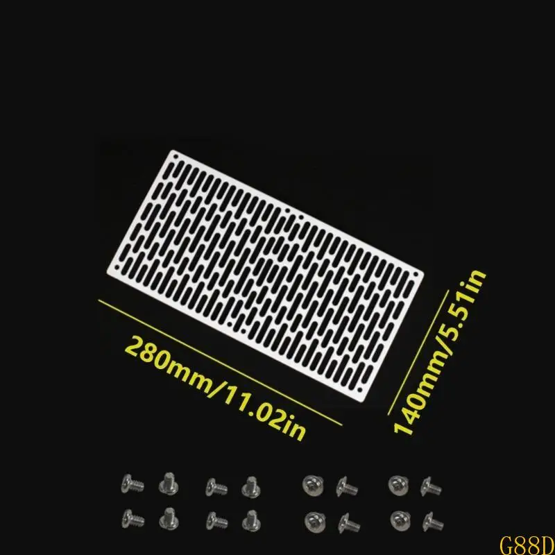 G88D Computer Cooling Radiator Protector Cover White Cooling Fan Shield Dust Filter
G88D Computer Cooling Radiator Protector Cover White Cooling Fan Shield Dust Filter