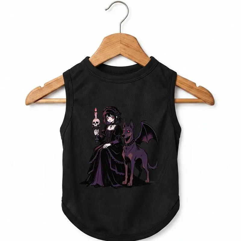 Gothic Dog Vest Summer Cool Pet Clothes
Gothic Dog Vest Summer Cool Pet Clothes