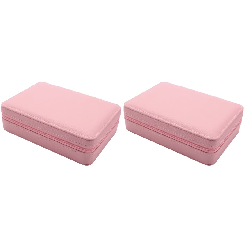 AOAO-2X Korean Style Jewelry Box Organizer Display Storage Leather Large Big Mirror Multi-Function Necklace Ring Box Pink
AOAO-2X Korean Style Jewelry Box Organizer Display Storage Leather Large Big Mirror Multi-Function Necklace Ring Box Pink
