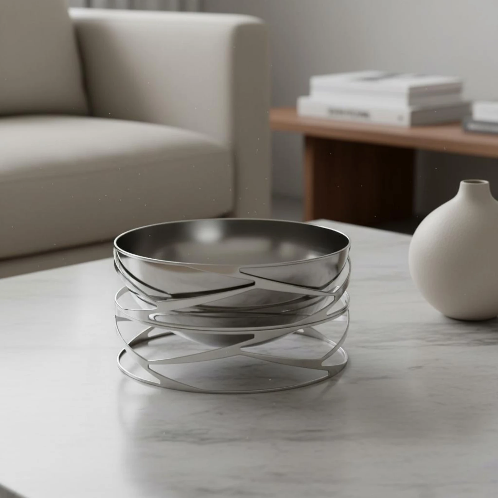 Round Stainless Steel Fruit Bowl Reusable Hollow Metal Fruit Tray Household Storage Multipurpose Houseware Decorative
Round Stainless Steel Fruit Bowl Reusable Hollow Metal Fruit Tray Household Storage Multipurpose Houseware Decorative