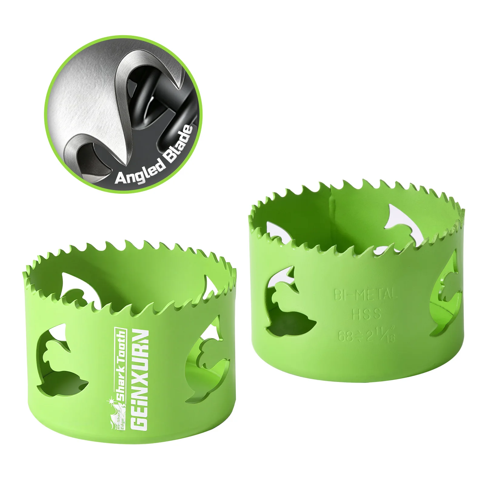 Geinxurn 2-11/16" Hole Saw Set, with 1/4" Hex Shank For Corded/Cordless/Desktop Drills
Geinxurn 2-11/16" Hole Saw Set, with 1/4" Hex Shank For Corded/Cordless/Desktop Drills