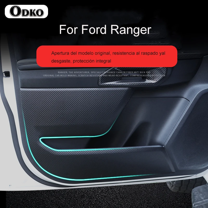 Carbon Fiber Leather For Ford Ranger T9 2023 2024 Car Accessories Door Anti-kick Pad Protector Mats Cover Sticker
Carbon Fiber Leather For Ford Ranger T9 2023 2024 Car Accessories Door Anti-kick Pad Protector Mats Cover Sticker