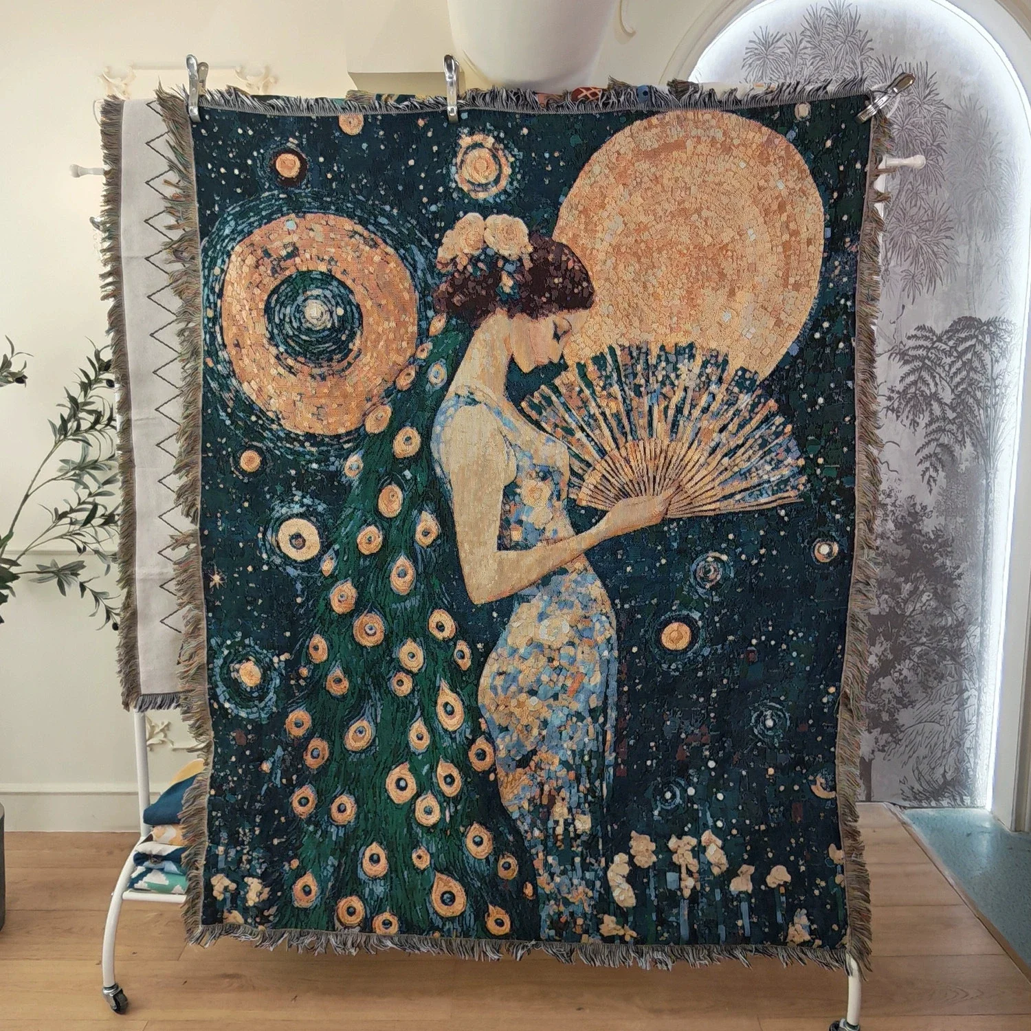 Ladies Sofa Blanket Oil Painting Woman Home Decoration Camping Blanket Bedspread Picnic Mat Aesthetic Wall Tapestry Bed Cover
Ladies Sofa Blanket Oil Painting Woman Home Decoration Camping Blanket Bedspread Picnic Mat Aesthetic Wall Tapestry Bed Cover