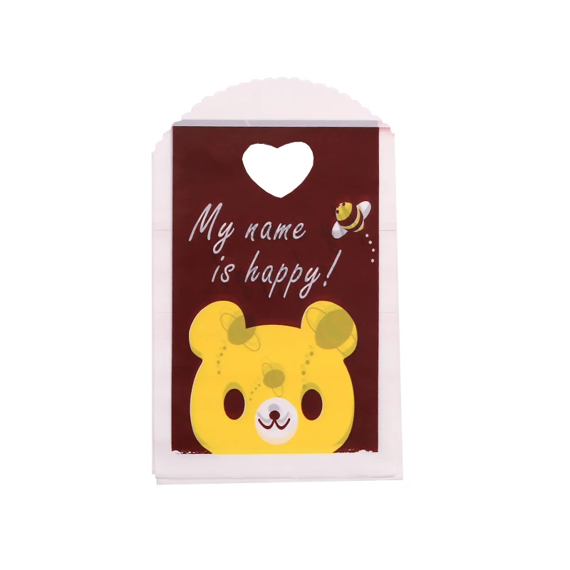 100pcs Cartoon Bear Printing Plastic Bags 13x21cm Small Handle Jewelry Packaging Bags Gift Storage Poly Bags Shopping Sachets
100pcs Cartoon Bear Printing Plastic Bags 13x21cm Small Handle Jewelry Packaging Bags Gift Storage Poly Bags Shopping Sachets