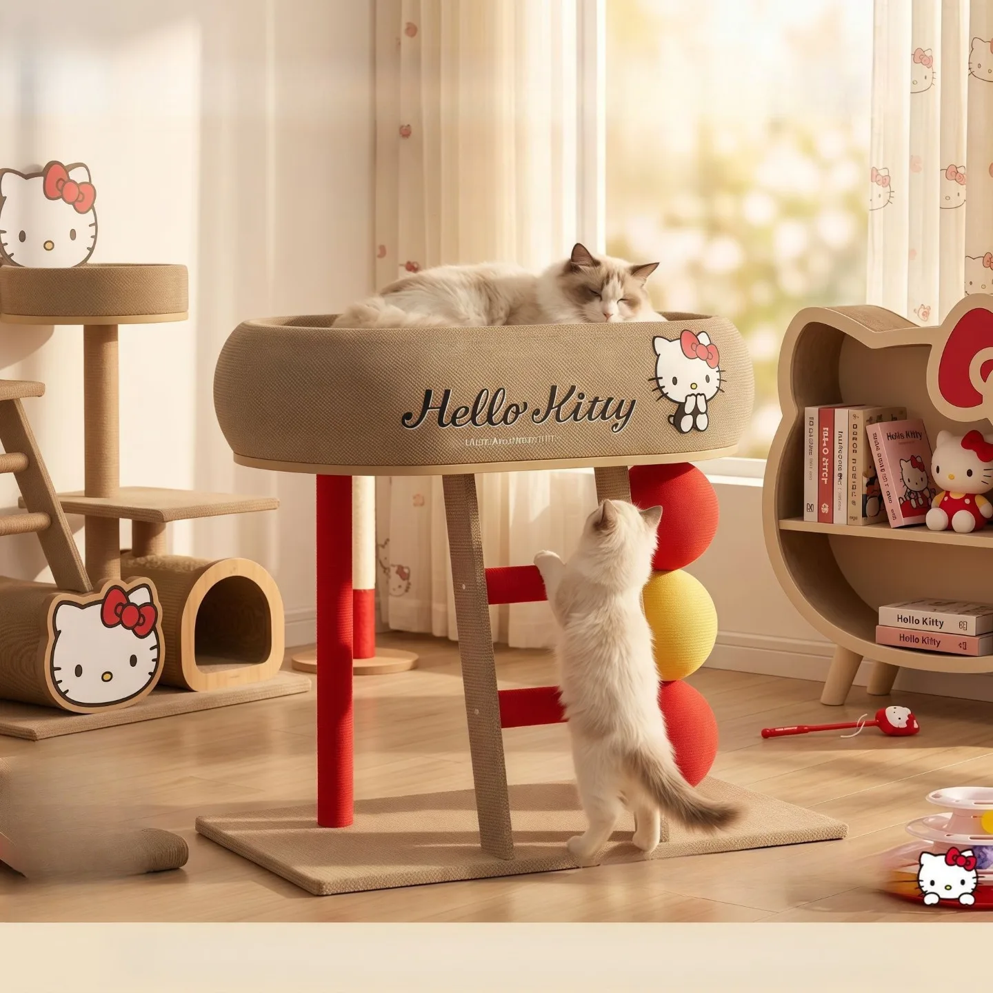 Anime Sanrio Hello Kitty Sisal Cat Scratcher Bed Wear Resistant Non Shedding Indoor Cat Nest Climbing Frame New Arrival Kawaii
Anime Sanrio Hello Kitty Sisal Cat Scratcher Bed Wear Resistant Non Shedding Indoor Cat Nest Climbing Frame New Arrival Kawaii