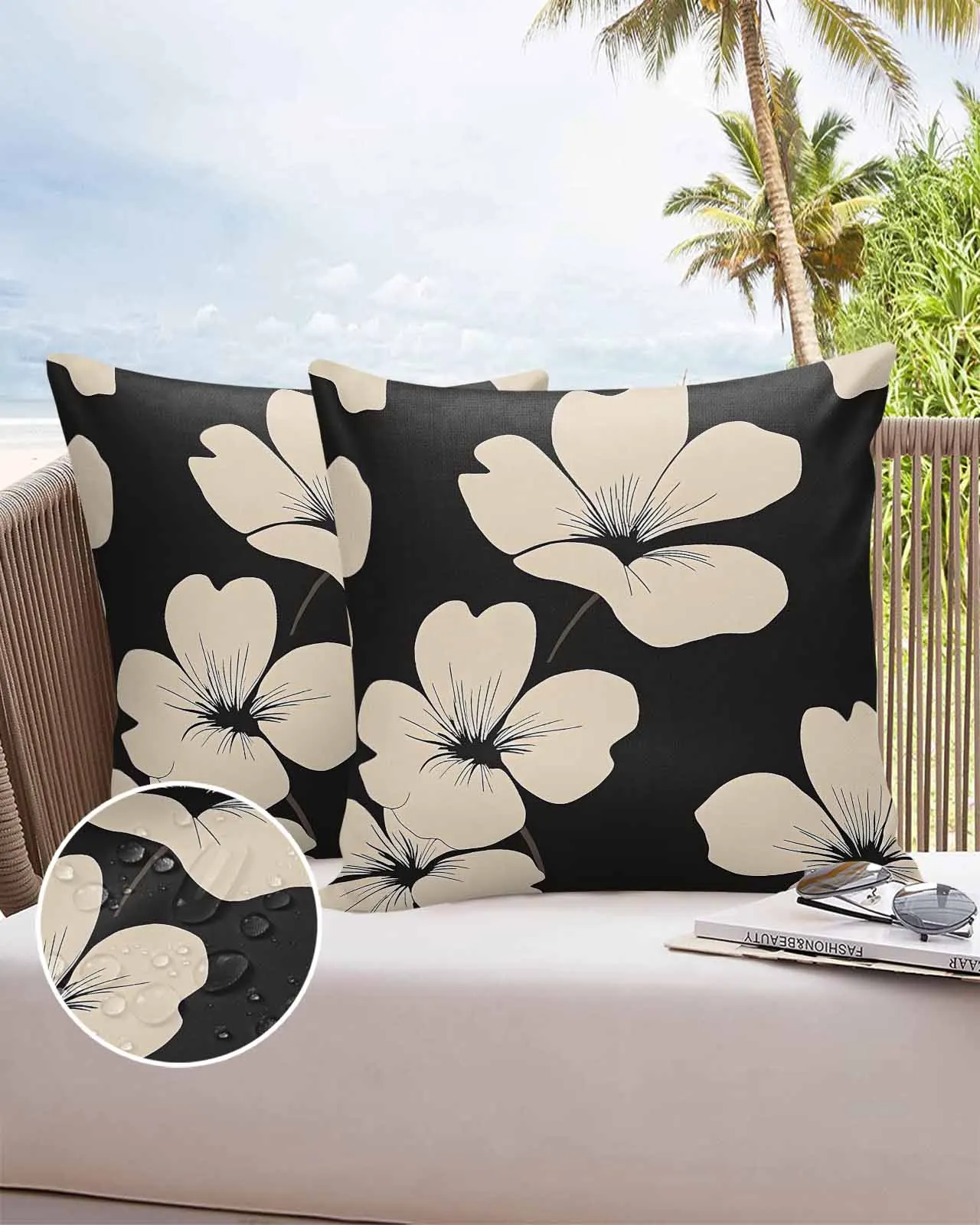 Vintage Silhouette Flowers Sofa Cushion Cover Bed Pillow Cover Home Decorative Waterproof Pillow Cases
Vintage Silhouette Flowers Sofa Cushion Cover Bed Pillow Cover Home Decorative Waterproof Pillow Cases