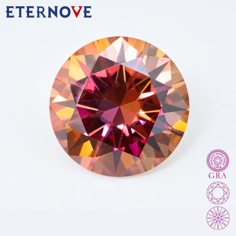 100% Real Rainbow Red color Moissanite Diamond Stone With Certificate Round cut 5.0-11.0m 0.5-5.0ct Jewelry GRA Certificate
100% Real Rainbow Red color Moissanite Diamond Stone With Certificate Round cut 5.0-11.0m 0.5-5.0ct Jewelry GRA Certificate