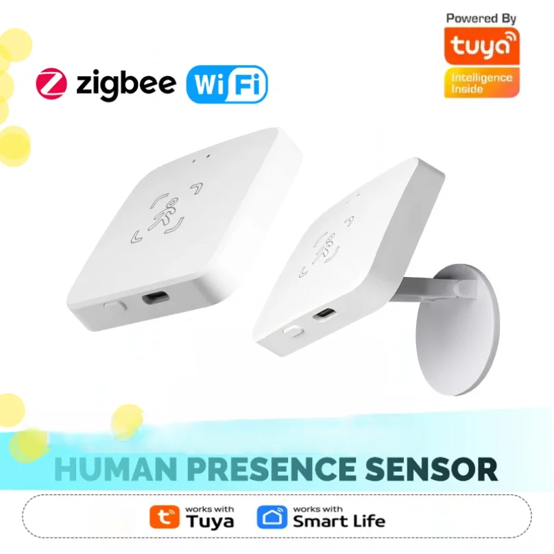 Умный датчик присутствия человека Tuya Zigbee/WiFi с радарным обнаружением, определением освещенности/расстояния, поддержка Home Assistant
Умный датчик присутствия человека Tuya Zigbee/WiFi с радарным обнаружением, определением освещенности/расстояния, поддержка Home Assistant