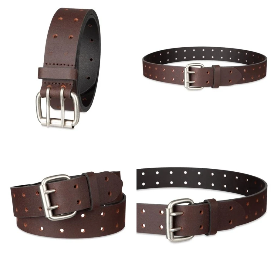 Men's Double Prong Leather Work Belt – Fully Adjustable, Regular & Big and Tall Sizes, 1X (42-44), Brown
Men's Double Prong Leather Work Belt – Fully Adjustable, Regular & Big and Tall Sizes, 1X (42-44), Brown