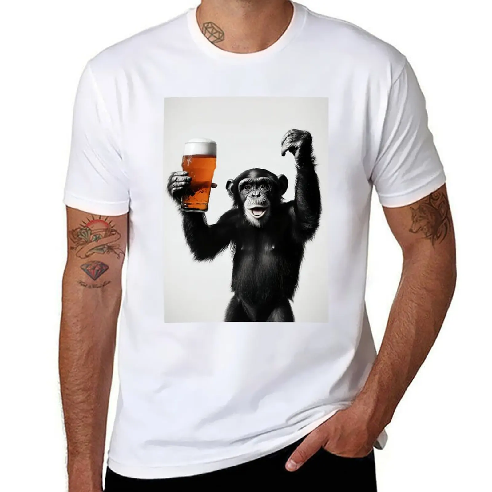 Monkey Drinking Beer, Funny Drinking Humor Art T-Shirt t shirt man cotton man t shirts high quality luxury brand T-Shirt
Monkey Drinking Beer, Funny Drinking Humor Art T-Shirt t shirt man cotton man t shirts high quality luxury brand T-Shirt
