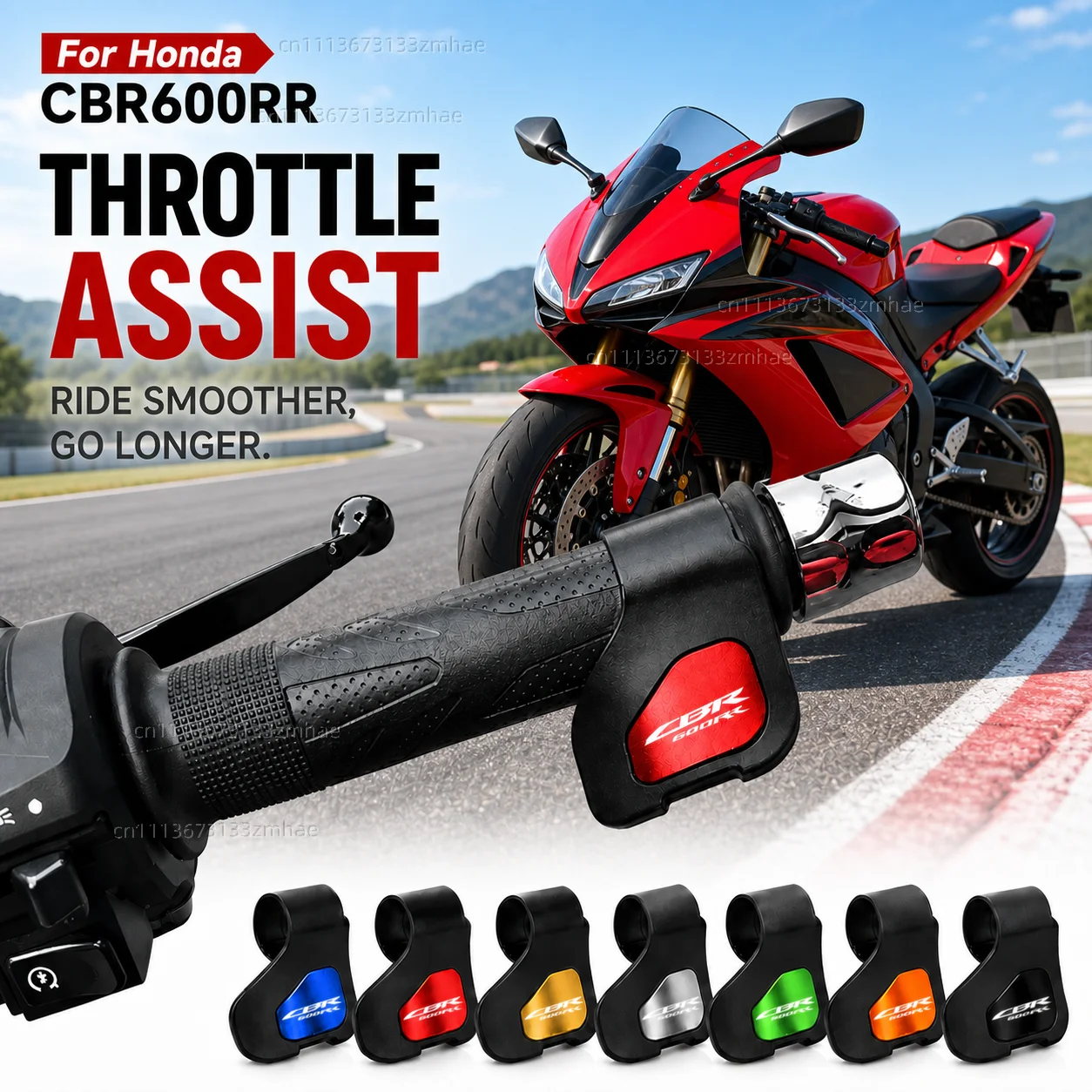 For Honda CBR 600RR CBR600RR 2004-2022 Motorcycle Throttle Assistant Clip Labor Saver Acceleration Labor-saving Auxiliary Handle
For Honda CBR 600RR CBR600RR 2004-2022 Motorcycle Throttle Assistant Clip Labor Saver Acceleration Labor-saving Auxiliary Handle